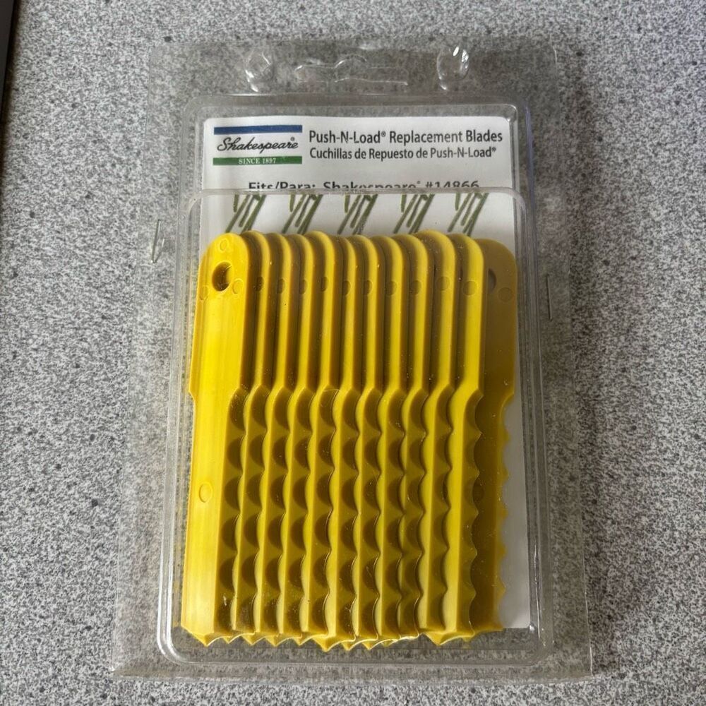 Shakespeare Push-N-Load Replacement Blades #14866 *New*